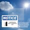 Signmission Compressed Non-Flammable Gas OSHA Notice Sign, Plastic, 14in W x 10in L, 2PK OS-2PACK-NS-P-1014-L-10758 - alternate 4